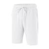 Men's Cotton Linen Summer Shorts - Drawstring Waist, Straight Leg, Breathable, Comfortable for Daily Wear or Beach Use