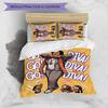 KPOP Hunter 3pcs Bedding Set Duvet Cover Closure Includes 1 Duvet Cover & 2 Pillowcases for All Seasons Bedroom Home Dorm Decor
