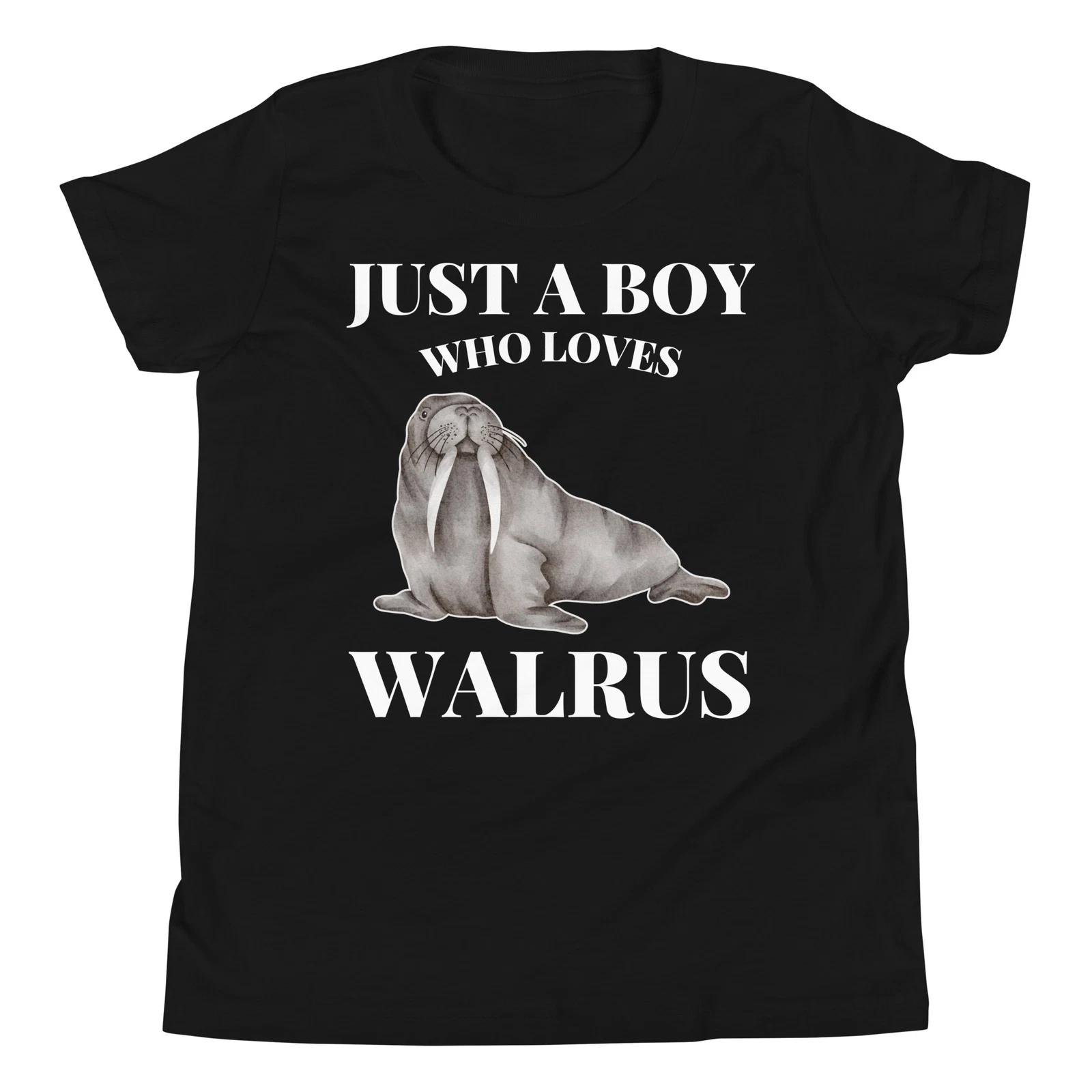 Just a Boy who loves Walrus Ocean Mammal Ocean Animal Youth T-Shirt 120