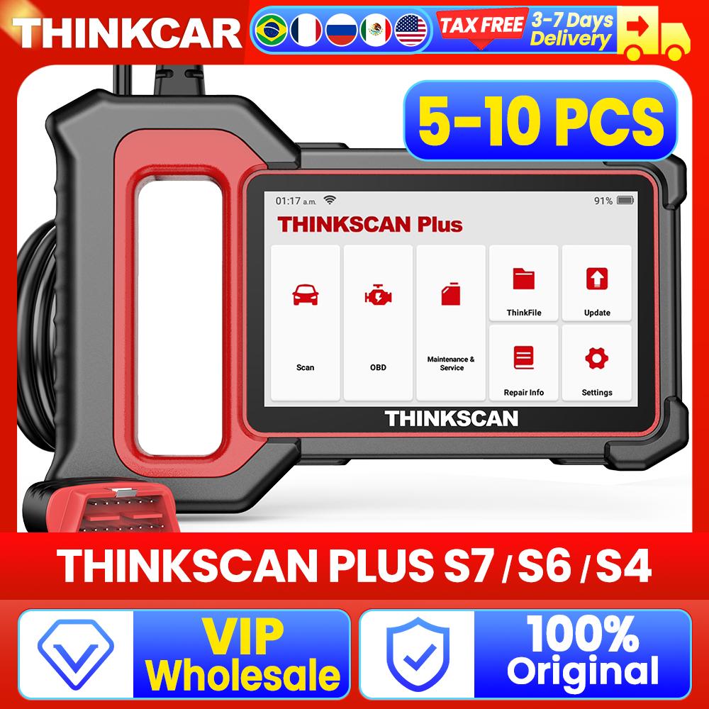 THINKCAR Thinkscan Plus S7 S6 S4 Obd2 Scanner Car Diagnostic Tools Automotivo Scanner Auto Diagnosis Tool Code Reader 28 Resets