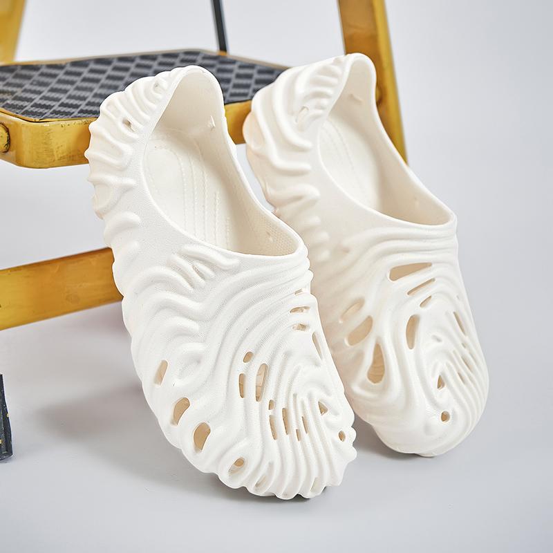 

Садовые сабо, мужская и женская обувь, летние пляжные тапочки на плоской подошве, удобные дышащие туфли