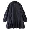 DIMANAF 2025 Plus Size Autumn Winter Plus Size Women Jackets Coat Long Sleeve Casual Loose Outerwear Black Zipper