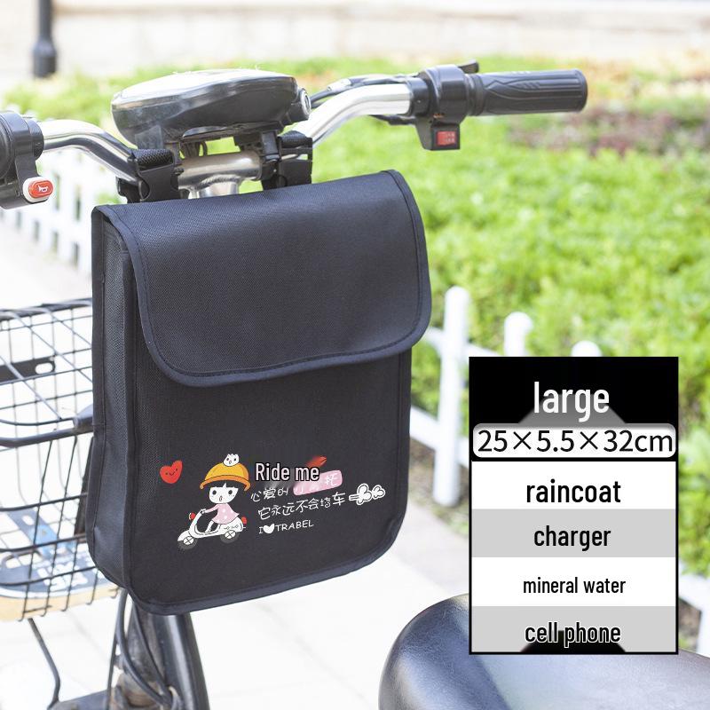 Electric Bike Handlebar Storage Bag: Motorcycle & Bicycle Phone Holder