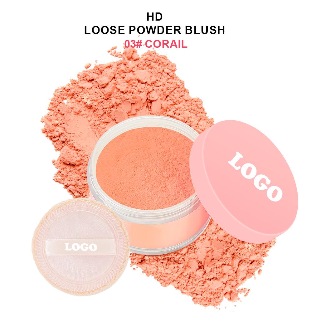 Long-Lasting Waterproof Blush - Non-Cakey, Oil-Control, Brightening Powder