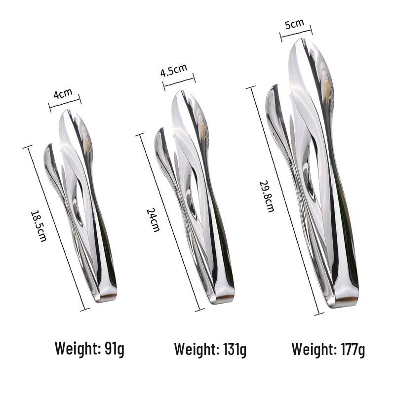 OLOEY 304 Stainless Steel Food Tongs
