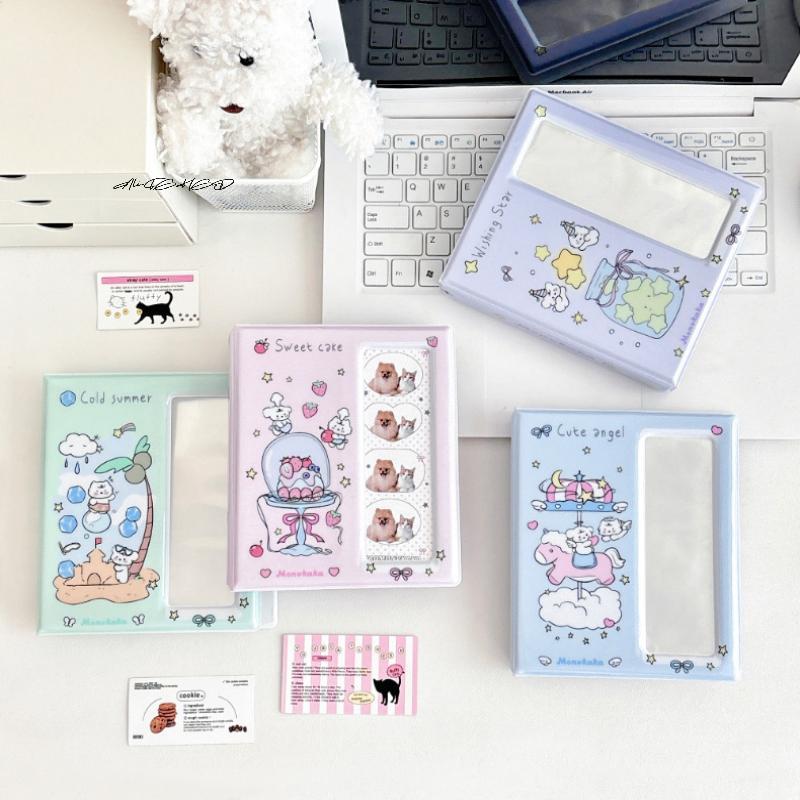 Cartoon Idol Photo Album with 20 Transparent Inner Pages for Photo Booth Photocard Supplies - Capacity for 20 Photos