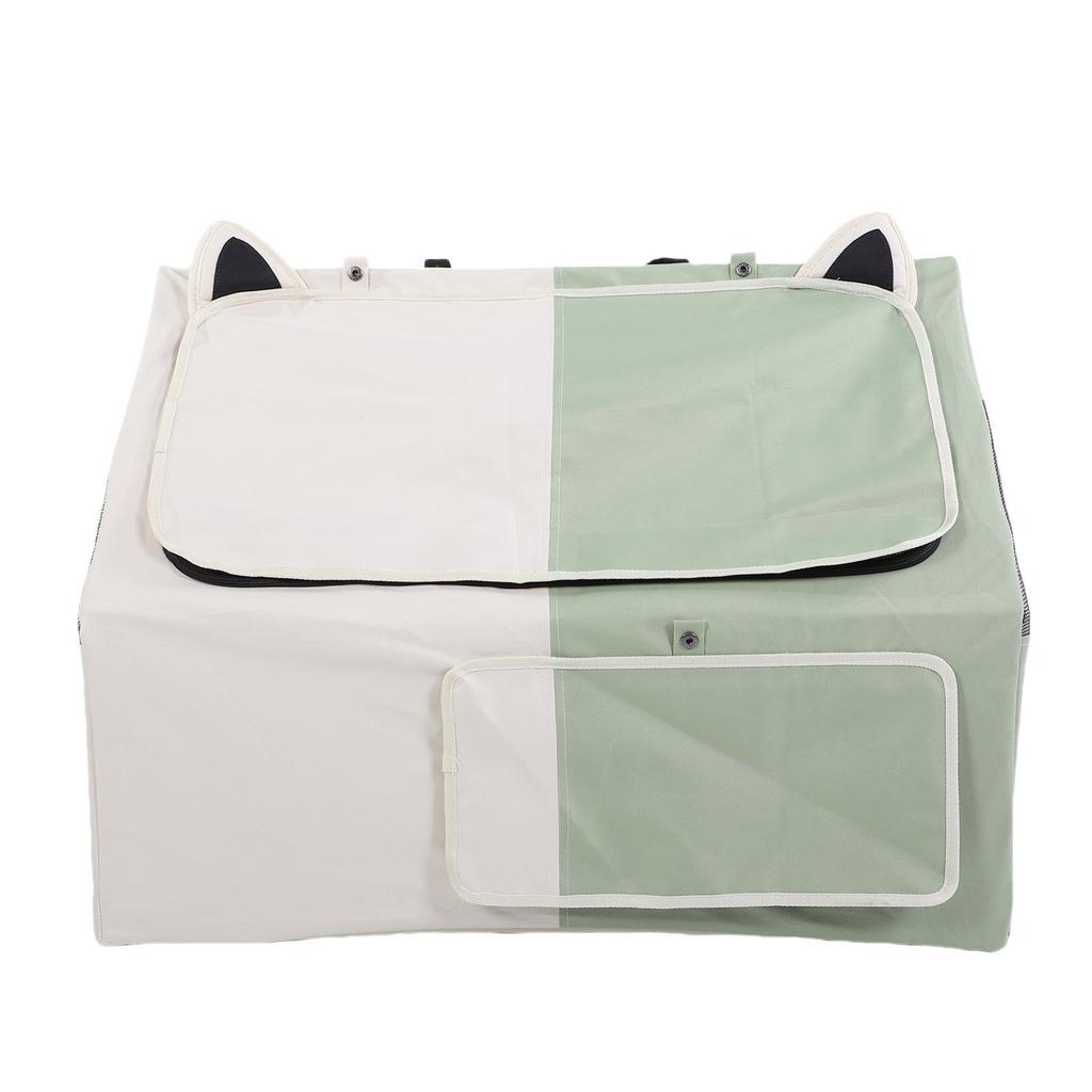   Cat Tent Crate Comfortable Oxford Cloth Portable Enclosed Pet Tent for Pregnant Cat Nursing Area  