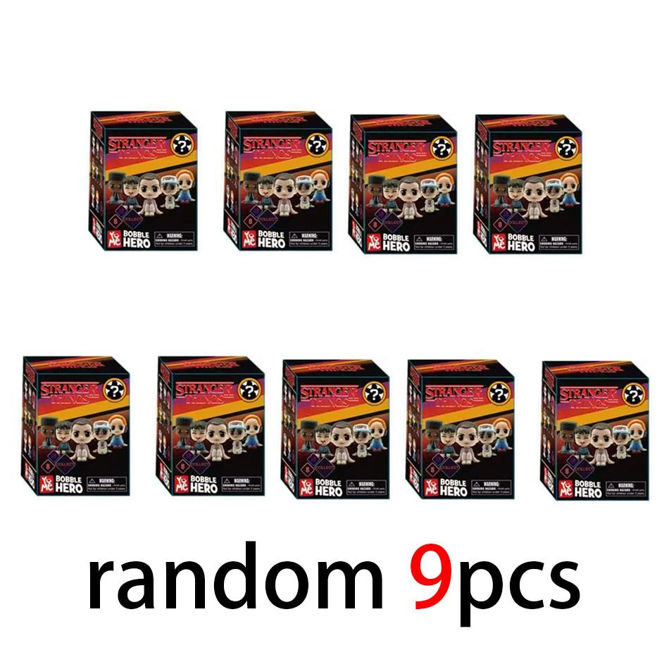 New 8 styles Stranger Keychain Eleven Dustin Barb steve Demogorgon Action  Figures Toys THINGS with box