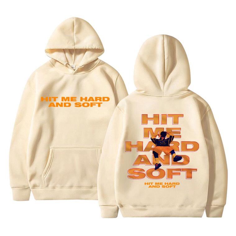 Hit Me Hard and Soft Tour 2024 Mikina s oboustranným potiskem Pánská Dámská Hip Hopová Móda Pulovr Pánská Ležérní Oversized Streetwear