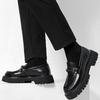 Mode Lack leder höhe zunehmende männer loafer Mode designer der neue design Freizeit Outdoor Party Jugend vielseitig schuhe 38-46
