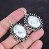 Howlite Earring Genuine Gemstone Earring 925 Sterling Silver Earrings Dangle Earring Handmade Silver Jewelry Gifts For Women Howlite Jewelry