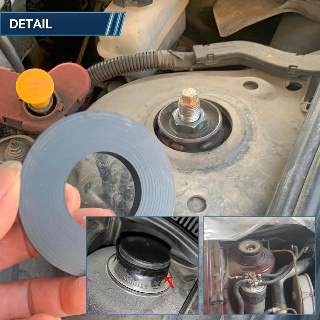 For VW Jetta MK4 Passat B3 Front Strut Top Mount Tower Gaps Suspension Shock-Absorbing Rubber Bushing Bearing Washer Pad Buffer