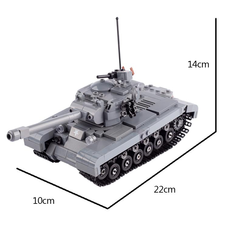 WW2 Military Tank Series Building Blocks German Soviet Union Army Soldier Figures Armored Vehicle Car Cannon Weapon Bricks Toys