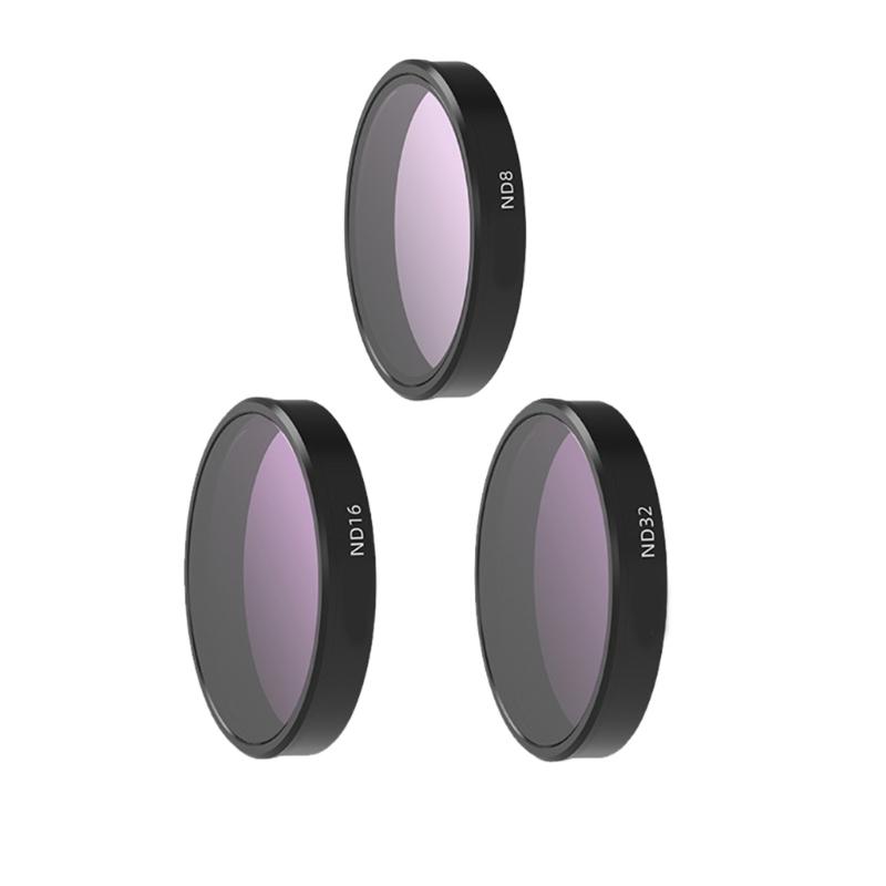 Professional Neutral Density Filter Set Adjustable Light Control for Action Cameras Enhances Images Quality