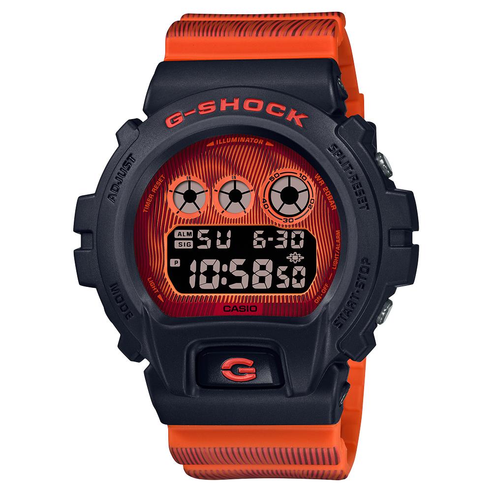 Мужские часы CASIO Серия G-SQUAD Красные часы DW-6900TD-4PR DW-6900TD-4PR