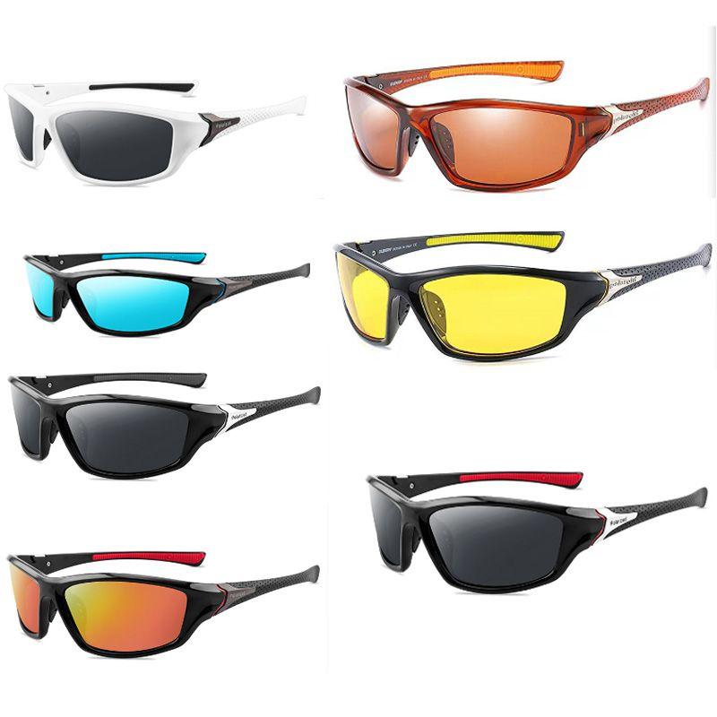 Polarized Men Sunglasses Women Retro Square Sport Fishing Cycling Driving
