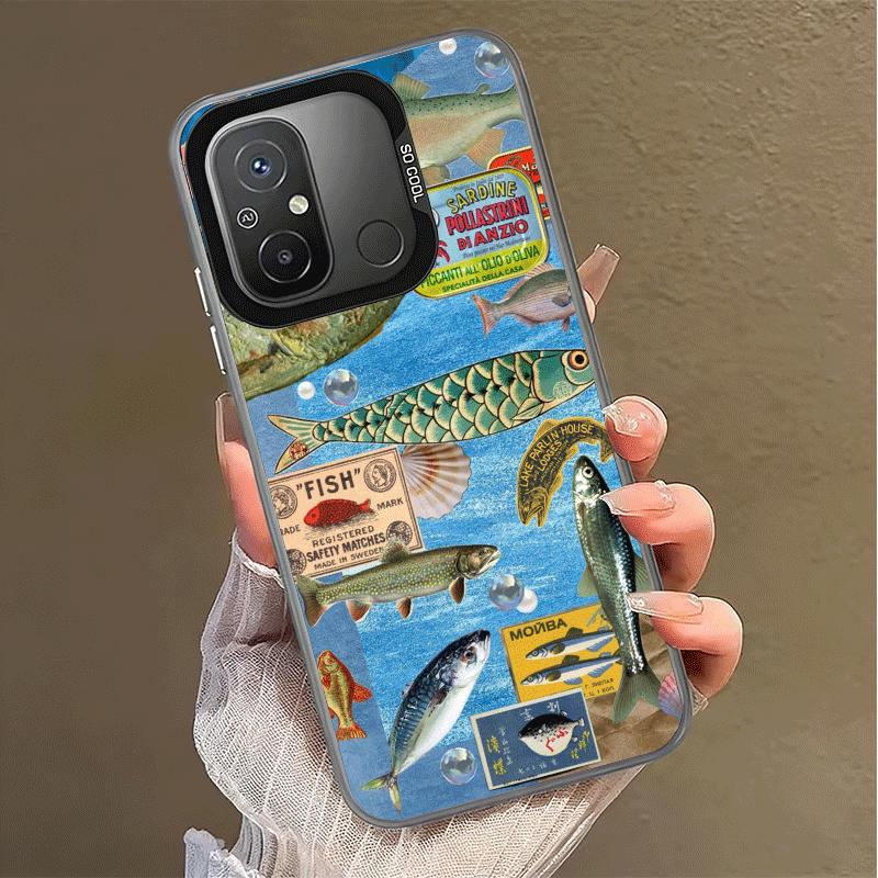 Discounted Salted Fish Soft Phone Case for Xiaomi Redmi 15C 15 14C 13C 12C Poco X5 X6 X7 Pro X3 F8 F7 Ultra M8 13 12 Cover Back