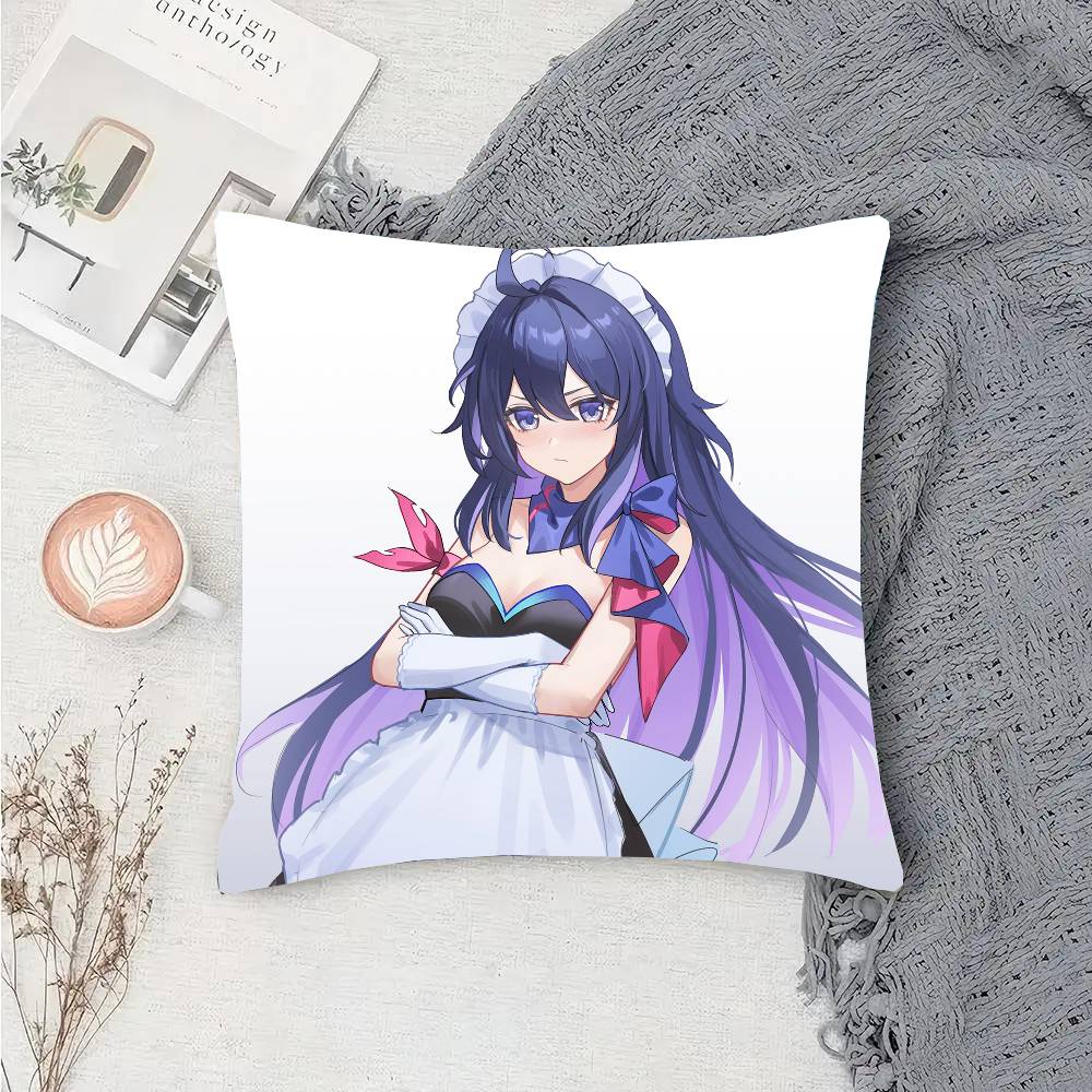 Seele Animated Game Honkai Star Rail Pillow Case Fashion Square Pillowcase Bedroom Sofa Room Ins Decoration Leisure