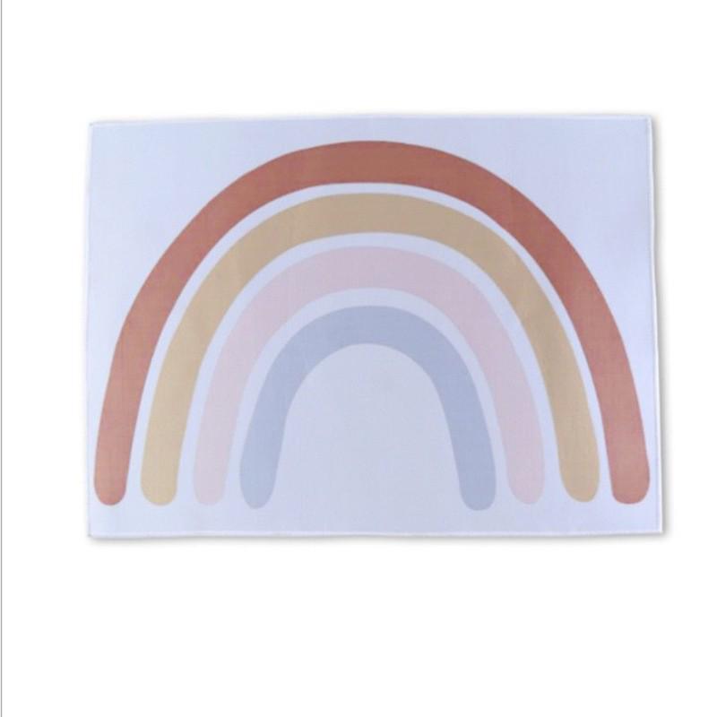 

«Детский коврик для ползания Nordic Rainbow — милый реквизит для детских игр и фотографий»