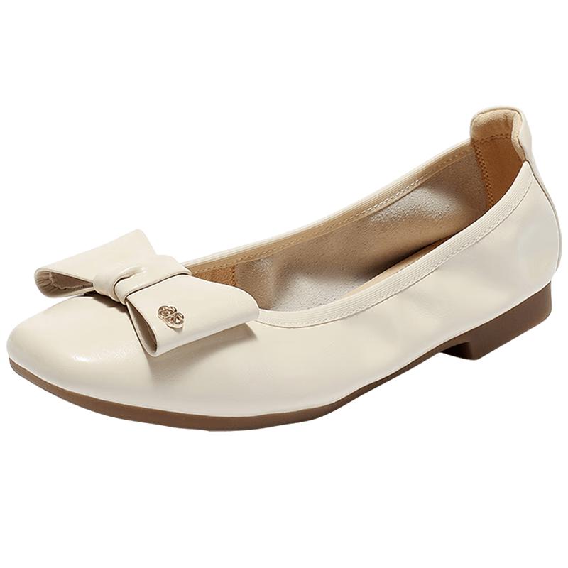Senda Women s Leather Flat Shoes 36