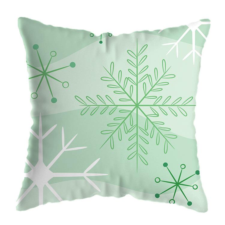 

Трансграничная домашняя рождественская наволочка, чехол для подушки с принтом снеговика и лося, диванная подушка 40x40cm