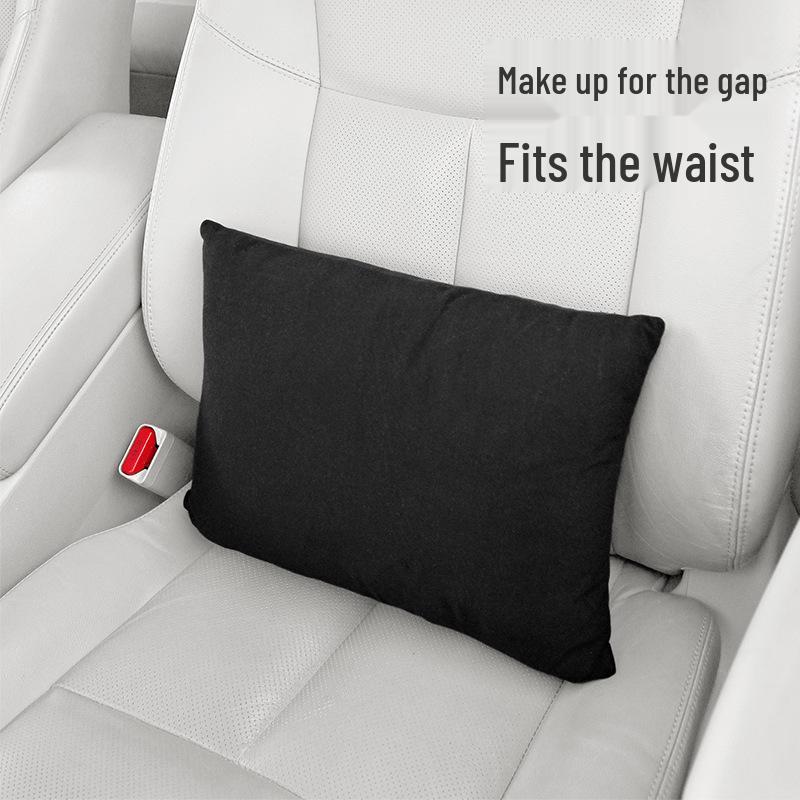 Mercedes-Benz Maybach S-Class Neck Pillow: Perforated Suede, Breathable Lumbar Support Headrest Cushion for Rear Seats