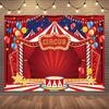 Circus Party Background Cloth Theme Party Decoration Background Circus Party Background