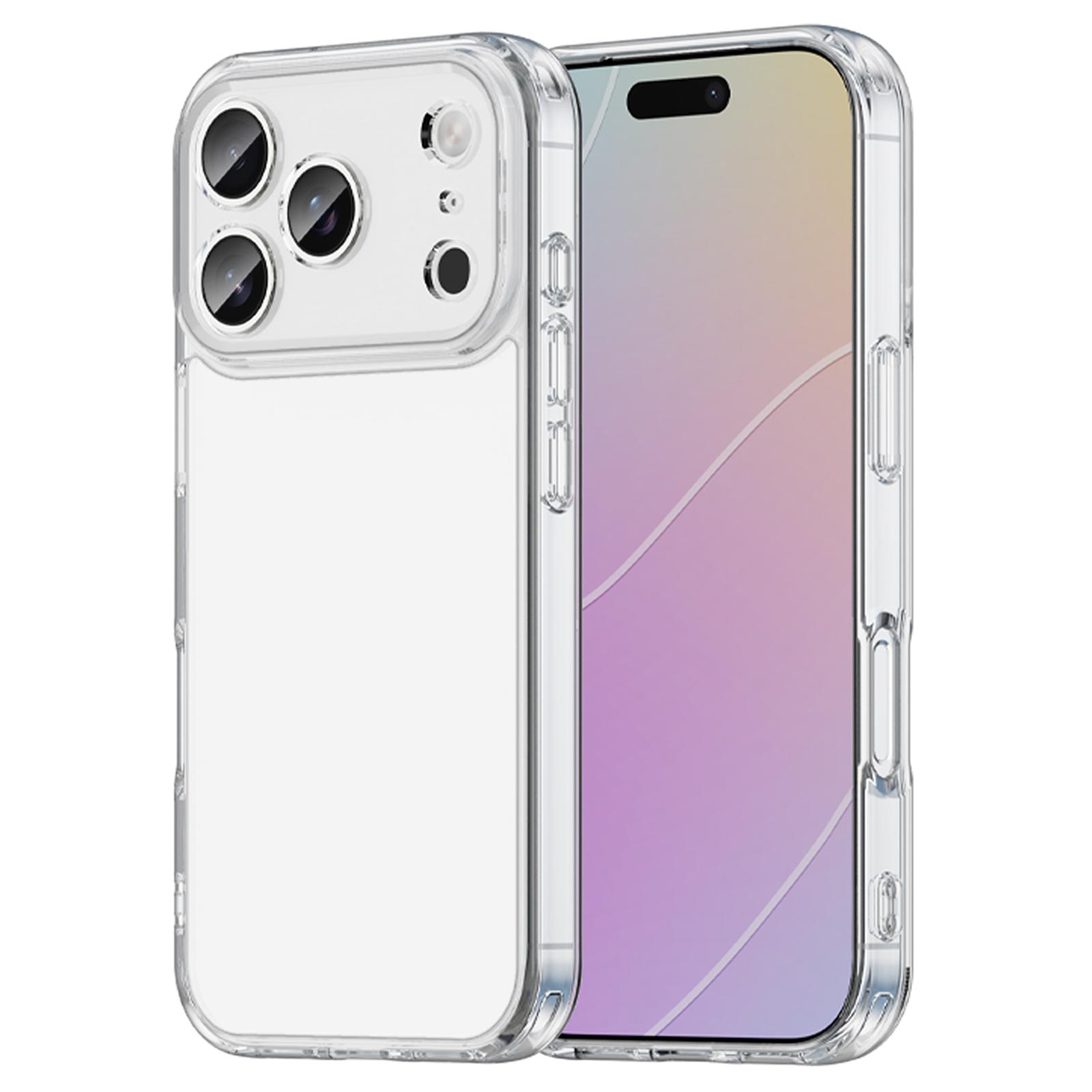 For iPhone 17 Pro Case TPU + Acrylic Phone Back Cover Anti Yellowing C
