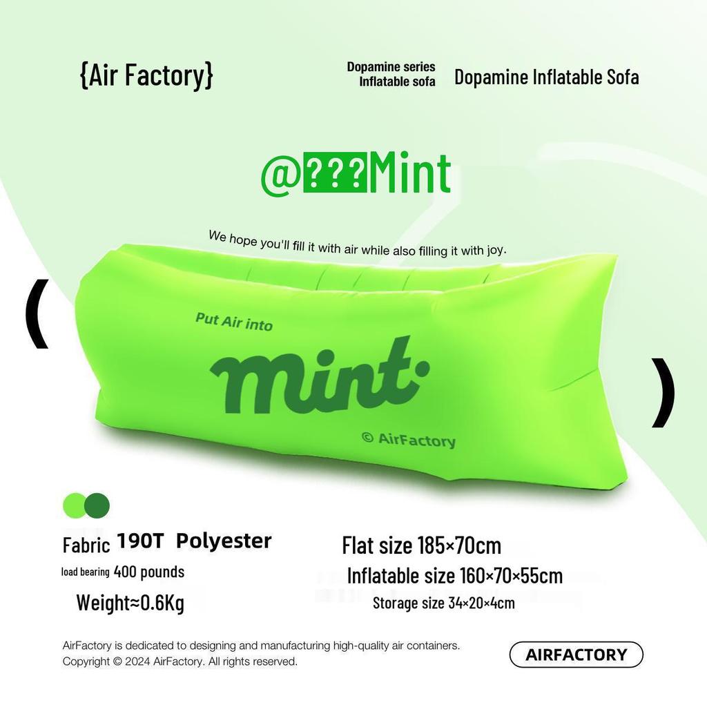 Inflatable Music Festival Sofa - Portable Outdoor Air Couch for Camping & Events