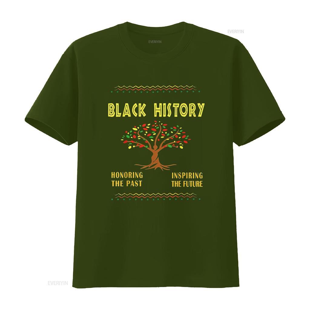 Honoring Past Inspiring Future Black History Month T Shirt vintage Washed Slightly Comfortable Unisex Stylish Breathable