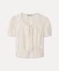 MIXXO Eyelet Puff Blouse_Miwbwg601G