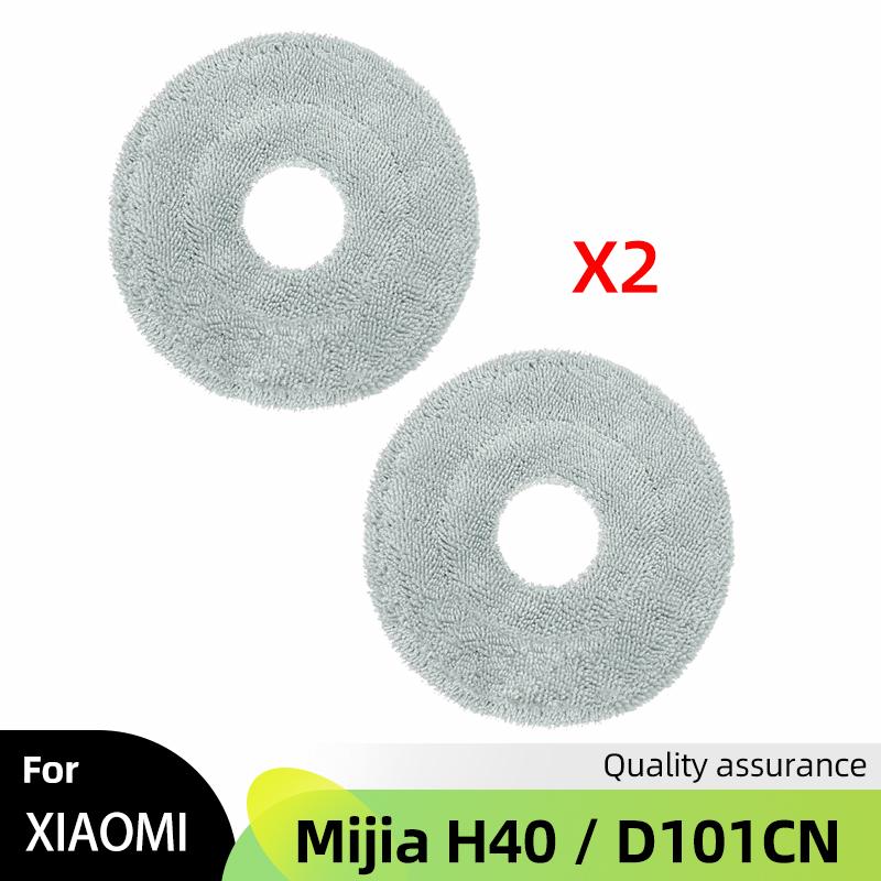 Fit For ( Xiaomi Mijia H40 / D101CN ) Main Side Brush Hepa Filter Wipe Cloths Dust Bag Robot Vacuums Accessories Part
