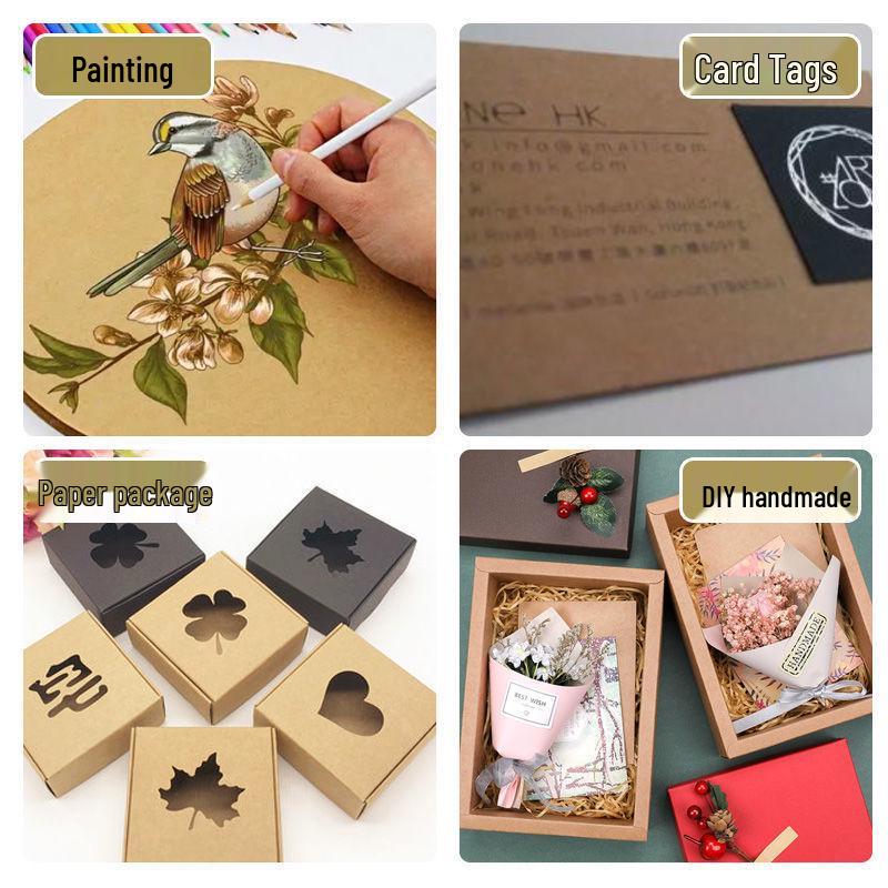 Thickened Cowhide Cardstock for Art - Durable Drawing Paper