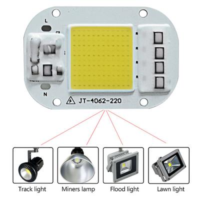 AC 220V 20W/30W/50W Driver gratuit Cip LED de înaltă presiune Sursă de lumină COB