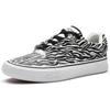 Anta Aoli MD Zebra Pattern Trendy Casual Durable Non-Slip Low-Top Skate Shoes Men sneakers White Black 112238013-3