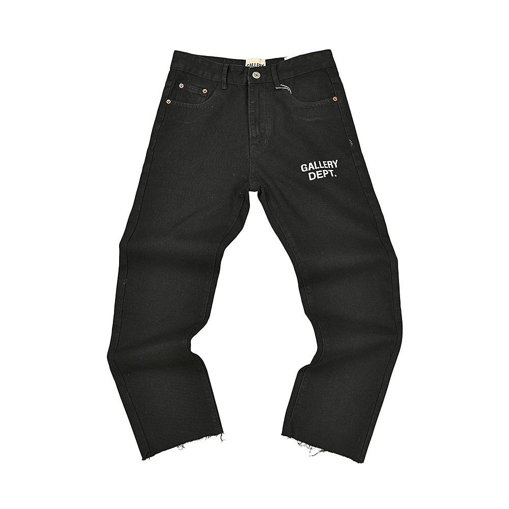 Trendy Wijde Jeans, Gewassen, Slijtageplekken, Patchwork, Unisex Stijl