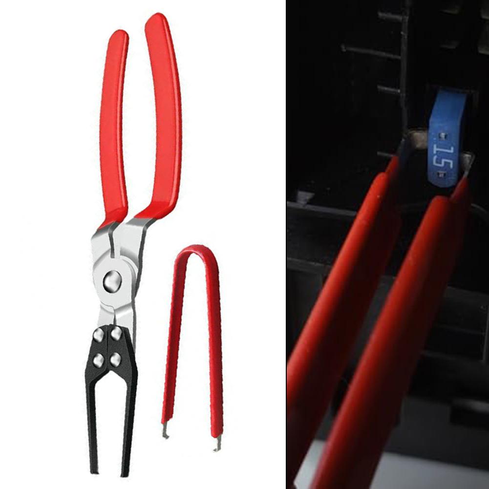 1Pcs Car Relay Puller Pliers And Fuse Remover Tool Auto Relay Fuses Puller Tool Car Disassembly Repair Tool