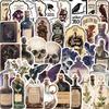 50PCS Dark Aesthetic Diary Stickers DIY Diary Laptop Luggage Skateboard Graffiti Decal Fun Stylish Classic Toys