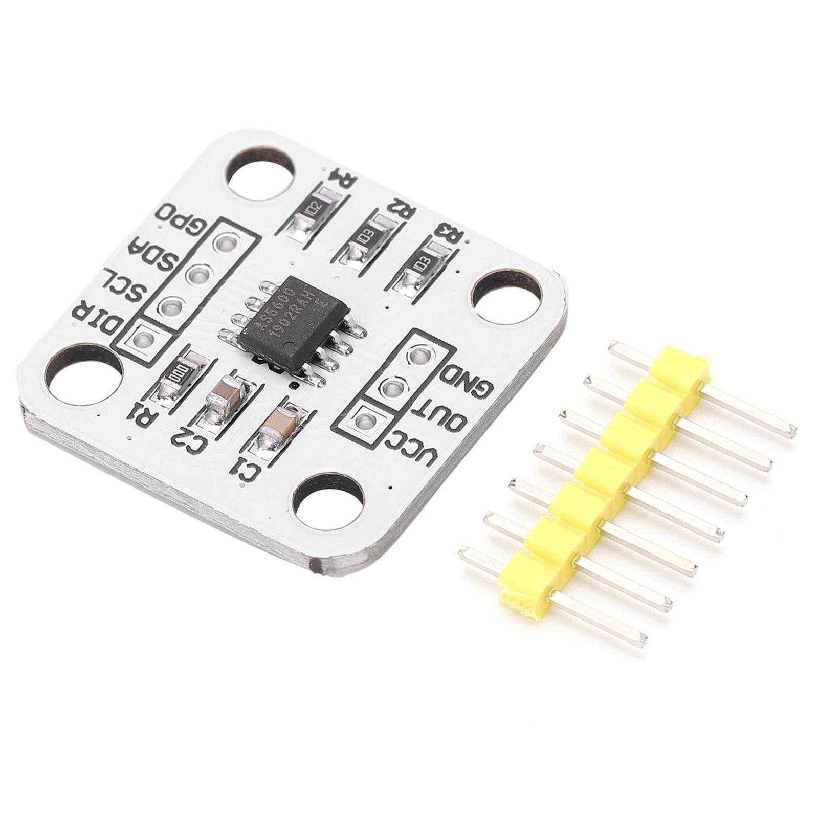 

Sensor Module White Magnetic Induction Angle Measurement Board 12bit High Accuracy AS5600