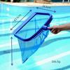 Pool Leaf Rake Large Capacity Deep Bag Thickened Frame Pool Skimmer Net With Detachable Handle