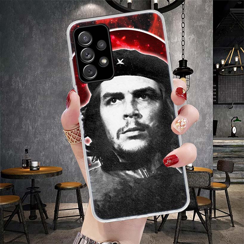 Che Guevara Cigarett Phone Case For Samsung Galaxy A12 A22 A32 A52 A72 A02S A51 A50S A71 A70 A31 A20S Note 20 Ultra S10 A10S Gal