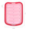 Silikonform zur Wurstherstellung, 6 Gitter, antihaftbeschichtet, für die Küche, DIY, Schinken, Hotdog-Maker, Kuchenbackformen mit Deckel, Haushaltswerkzeuge