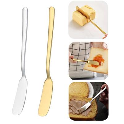 1/3 Adet Paslanmaz Çelik Tereyağı Bıçağı, Kahvaltı Bıçağı, Sandviç Sürme Bıçağı, Peynir Spatulası, Mutfak Tereyağı Spatulası