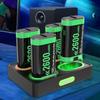 For Xbox One Battery Pack Charger Station 4X2600mAh Rechargeable Battery Gamepad Battery Charging Base for Xbox Controller