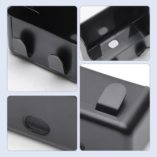 Multi-Function Car Storage Box Self-Adhesive Organizer for Phone Cards Wallet Dashboard Tray for Vehicle Home Office