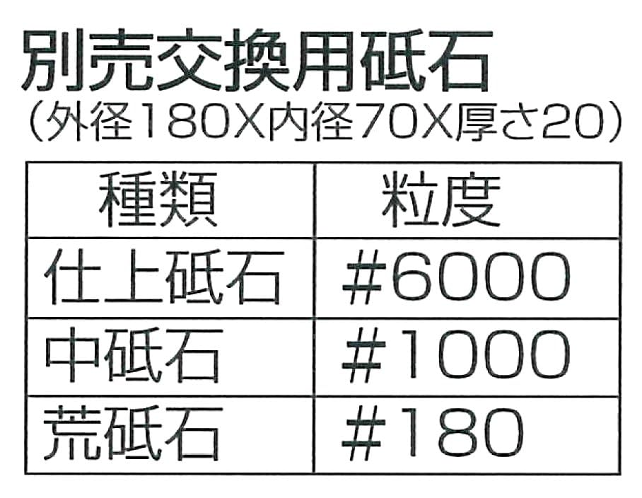Shinko Seisakusho Home Cutter Whetstone 6000 180mm