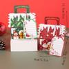 1Pcs Christmas House Shape Candy Box Gift Bags DIY Cookie Candy Packaging Boxes Home Party Decoration Christmas Tree Pendants