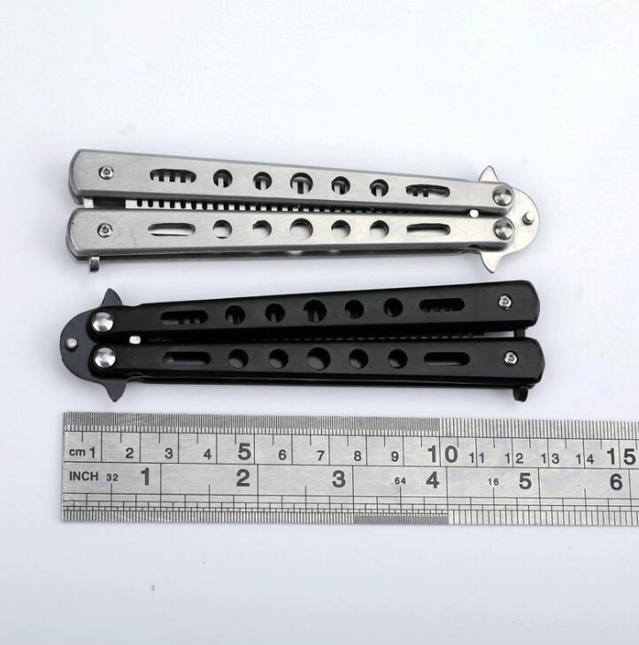 Butterfly Combs Stainless Steel Foldable Training Practice Combs Hair Styling Tools