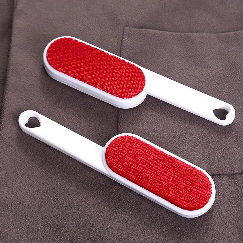 2Pcs Double-Sided Static Brush Lint Remover, Easy To Operate, Reusable, Removing Dog Cat Hair From Sofa Carpet Clothes