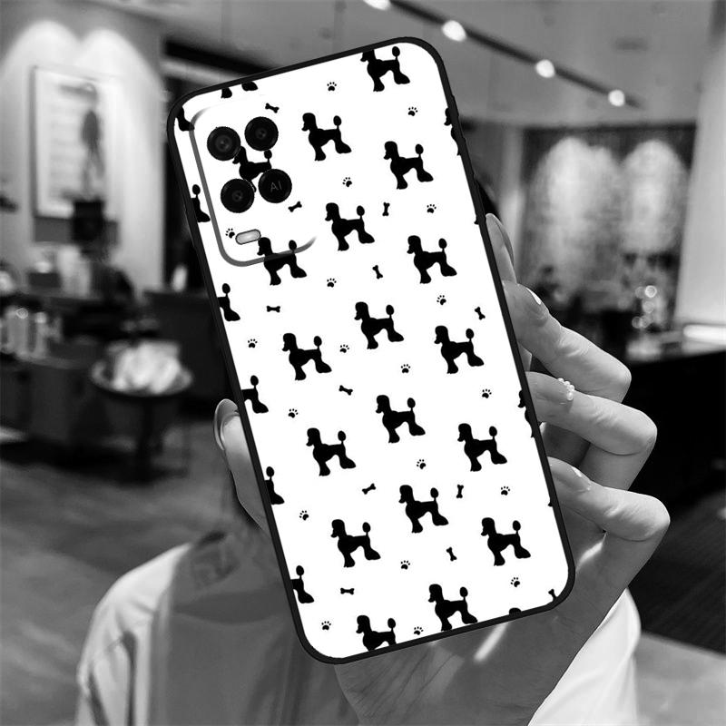 Pudel Cartoon Girly Süßes Case Für Oppo A94 A54 A40 A60 A80 A98 A78 A18 A38 A58 A16 A76 A96 A17 A77 A74 A57S A15 Hülle
